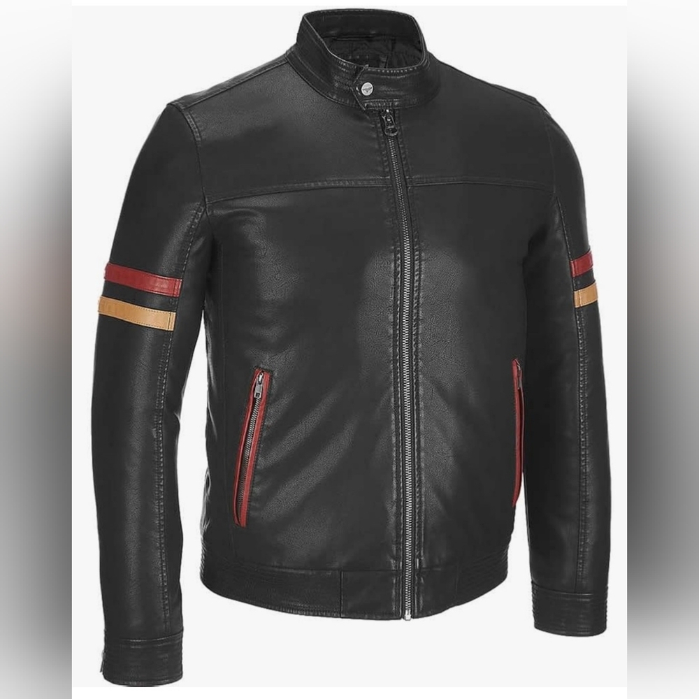 NEW Wilson's Leather Moto Biker Jacket Men's Size Small